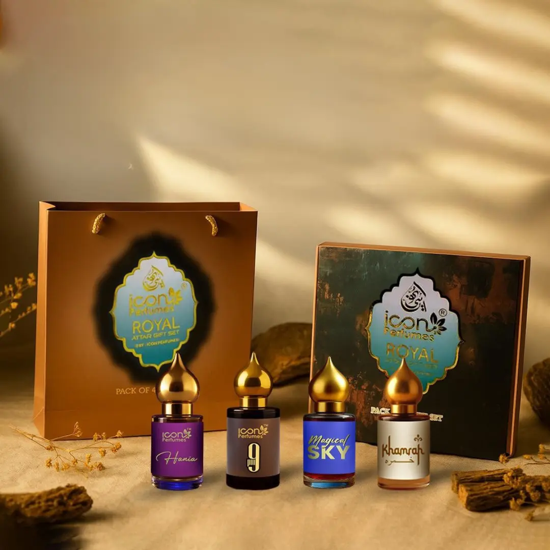 Icon Royal Attar Gift Set [4 pieces pack]